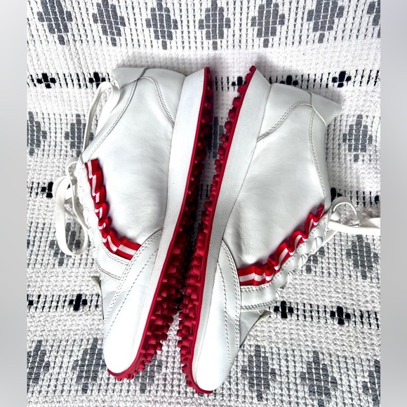 Tory Burch (Tory Sport) Golf Ruffle Trainers, Size 10M (runs small) - Picture 4 of 11